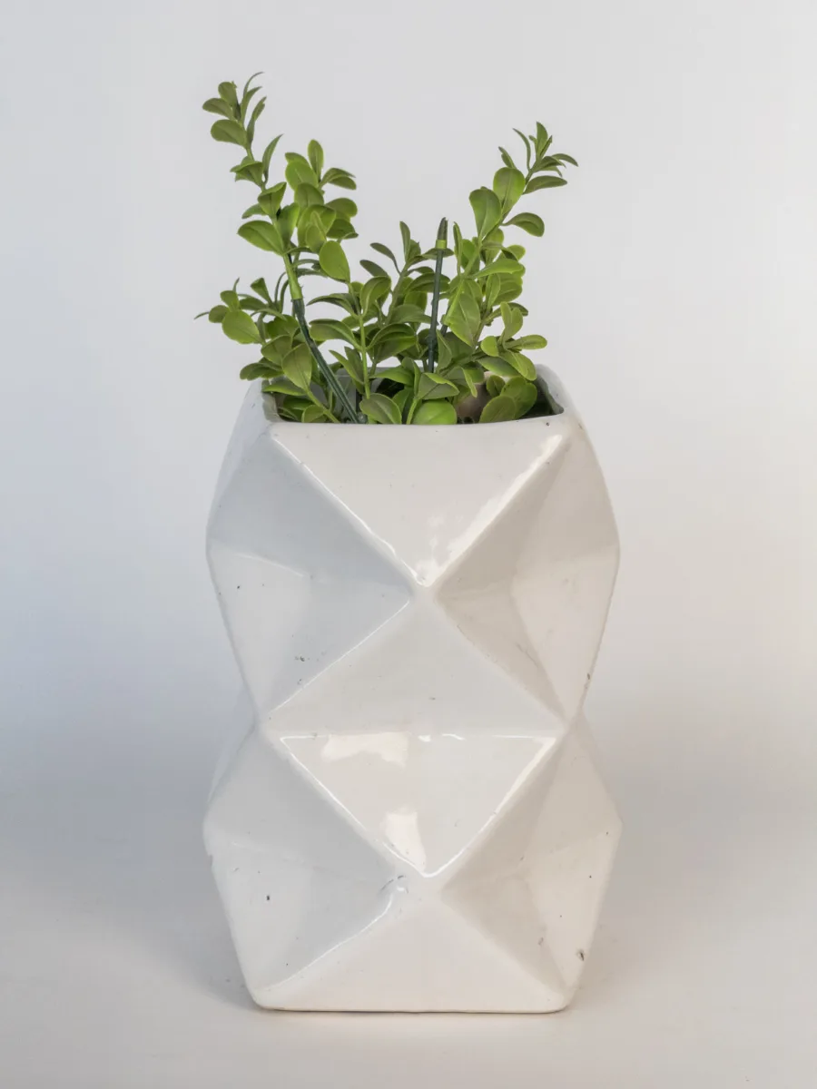 Classic Ceramic Planter — 7.5" Dia × 7.5" Height — Primary View