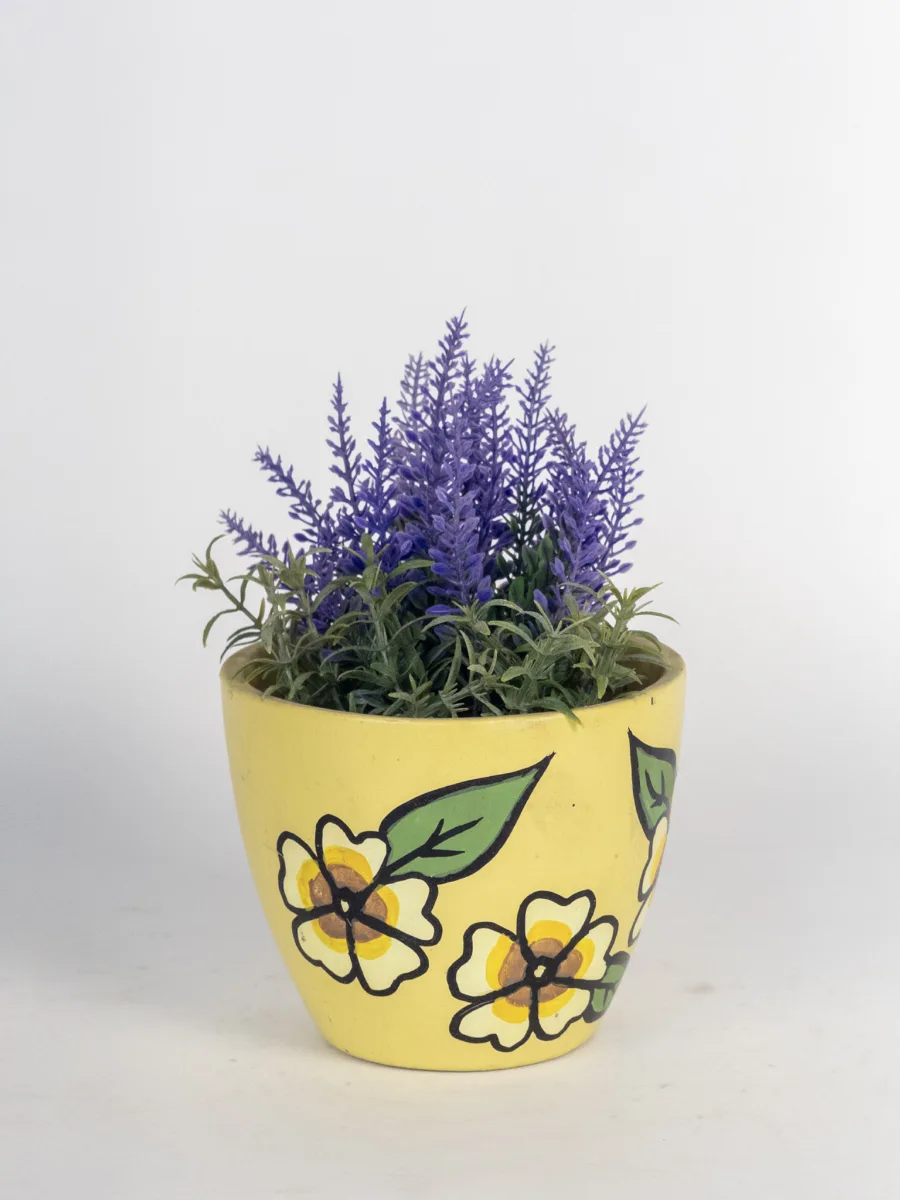 Classic Ceramic Planter — 6" Dia × 8" Height — Primary View