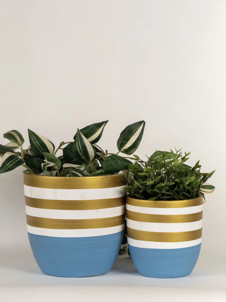 Classic Ceramic Planter — 6" Dia × 5" Height — Primary View