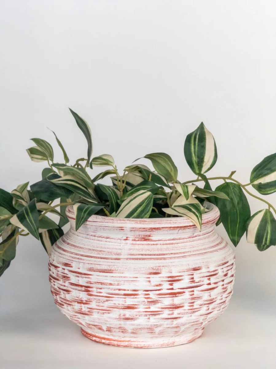 Classic Ceramic Planter — 6.5" Dia × 9" Height — Primary View