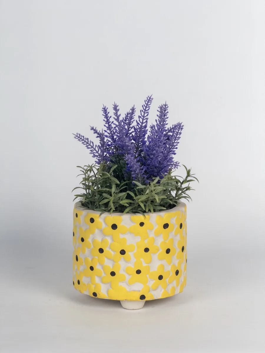 Classic Ceramic Planter — 8" Dia × 7.5" Height — Primary View