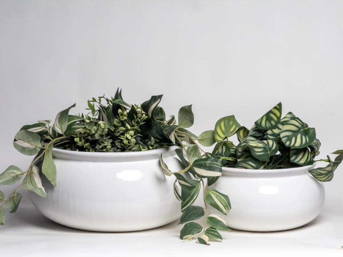 Classic Ceramic Planter — 10" Dia × 8" Height — Primary View