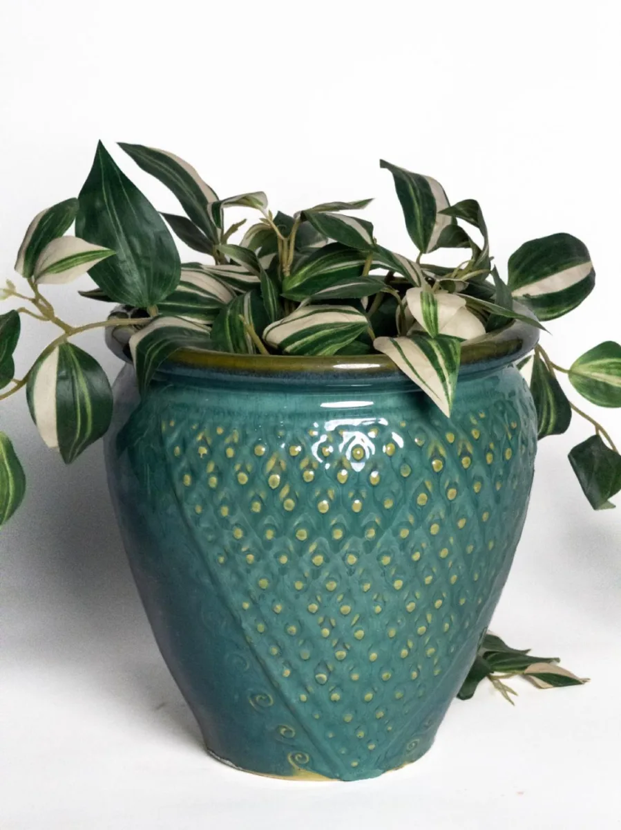 Classic Ceramic Planter — 10" Dia × 10" Height — Primary View