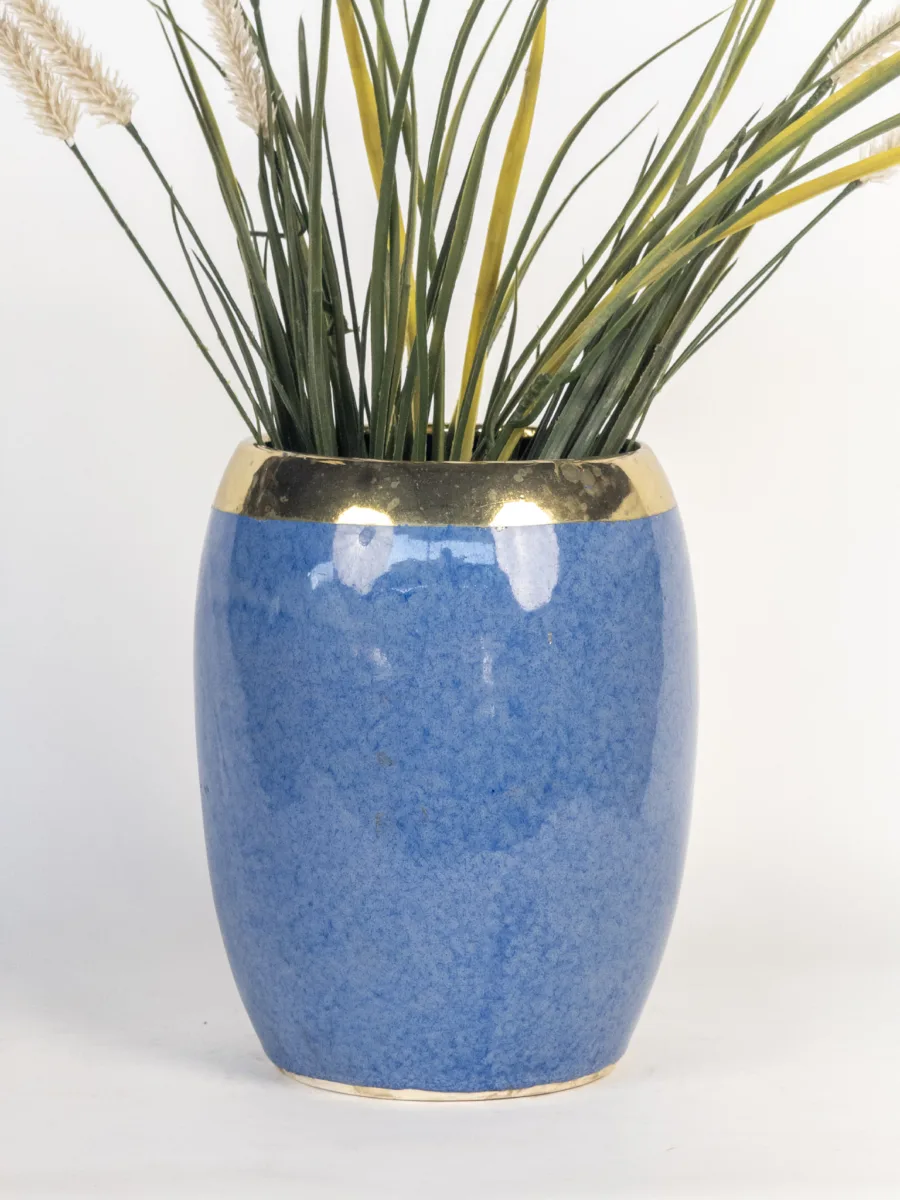 Classic Ceramic Planter — 10" Dia × 7" Height — Primary View
