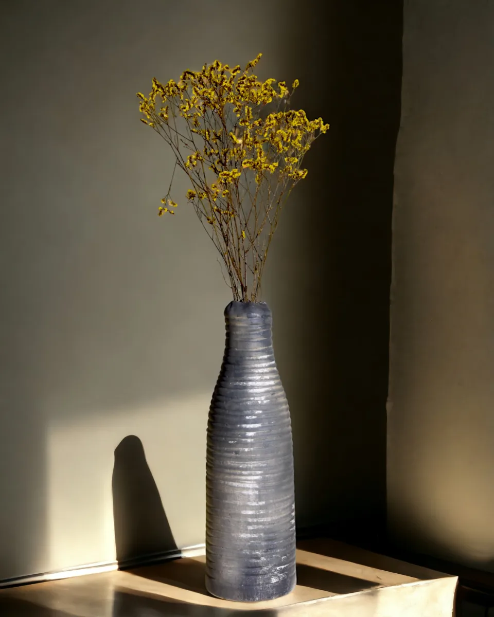 Classic Ceramic Planter — 7" Dia × 15" Height — Primary View