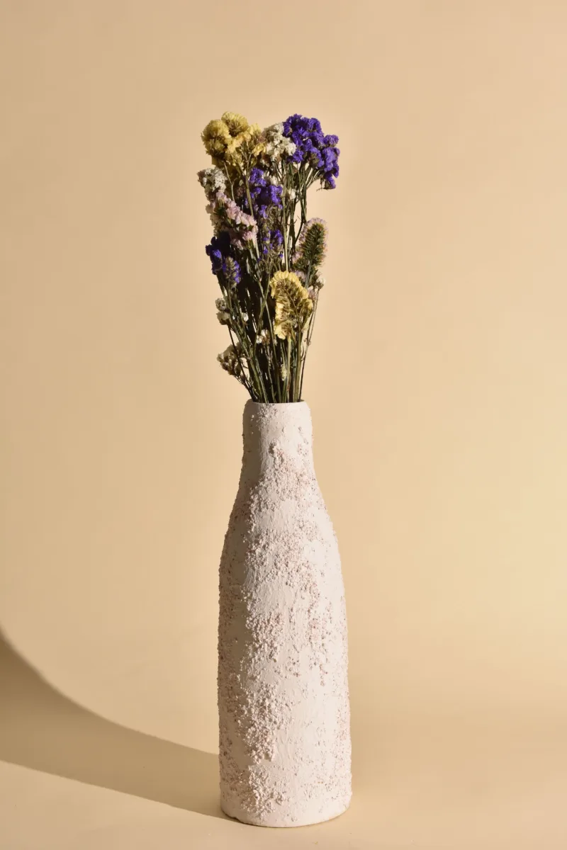 Classic Ceramic Planter — 6" Dia × 15.5" Height — Primary View