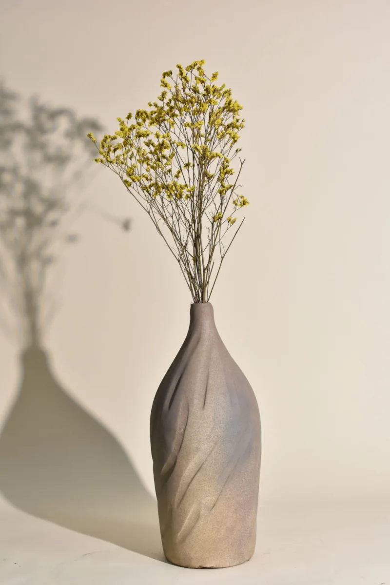 Classic Ceramic Planter — 8" Dia × 15.5" Height — Primary View