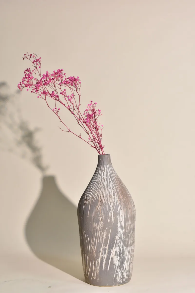 Classic Ceramic Planter — 5" Dia × 15" Height — Primary View