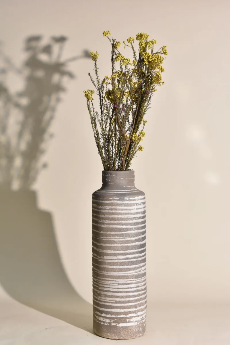 Classic Ceramic Planter — 5" Dia × 15" Height — Primary View