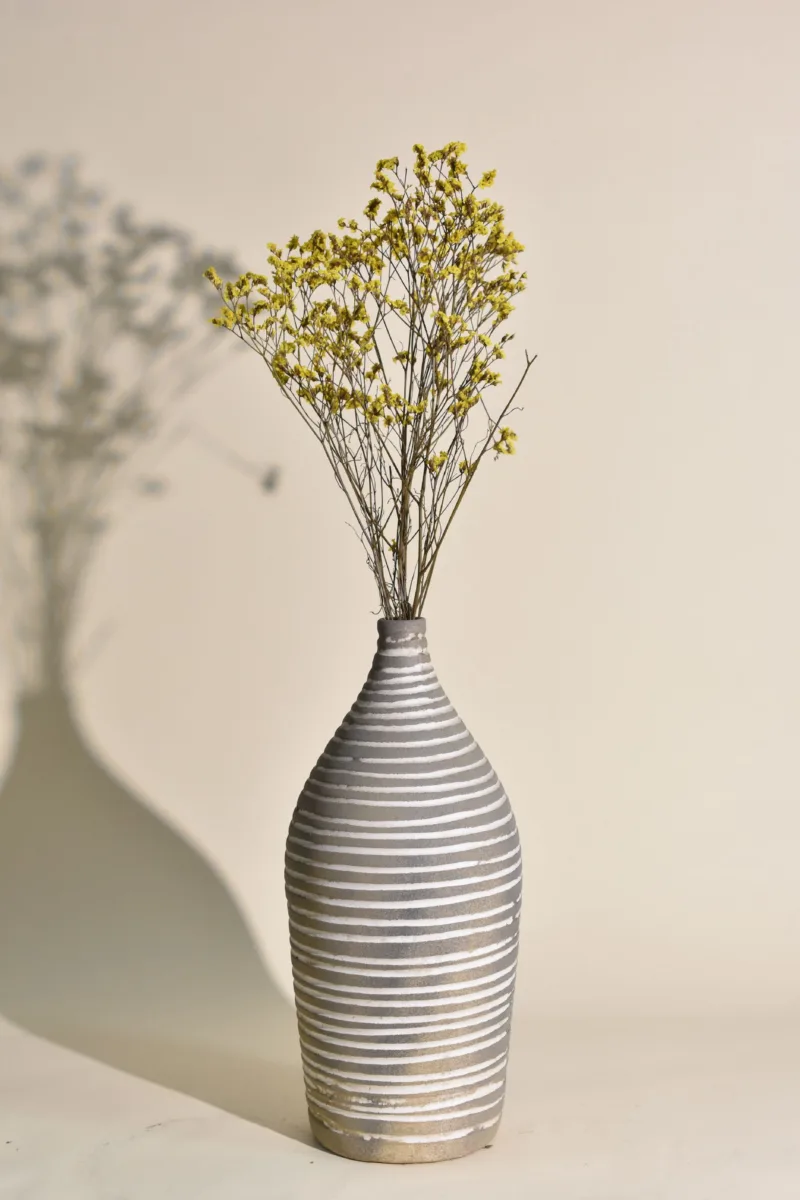 Classic Ceramic Planter — 5" Dia × 15" Height — Primary View