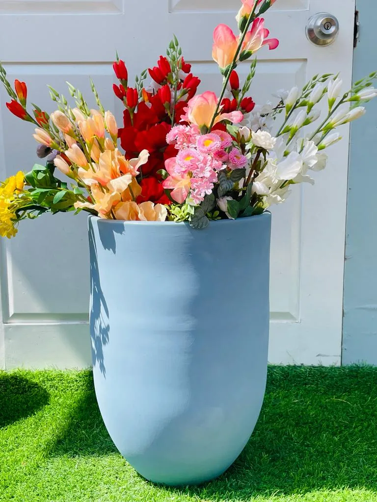 Classic Ceramic Planter — 16" Dia × 15" Height — Primary View