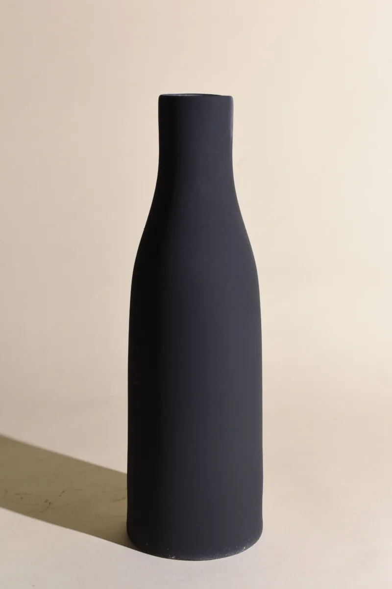Classic Ceramic Planter — 8" Dia × 19" Height — Primary View
