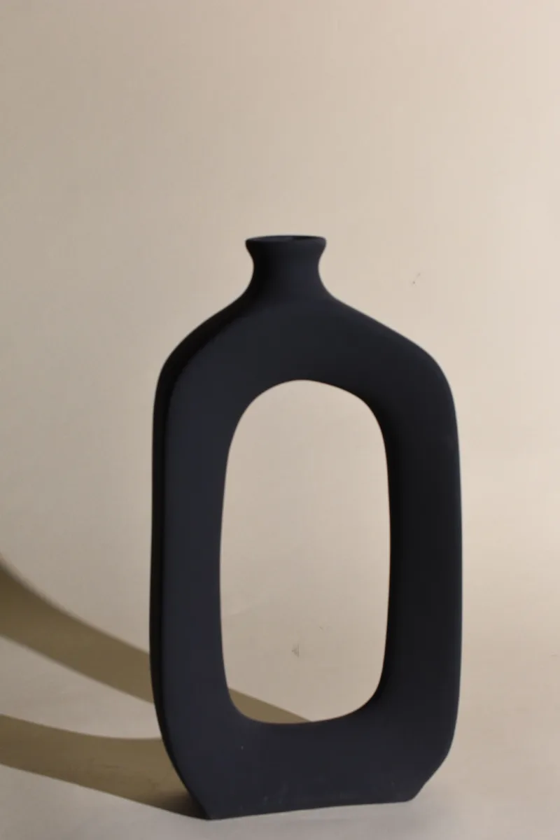 Classic Ceramic Planter — 8" Dia × 19" Height — Primary View