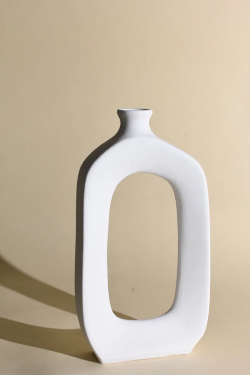 Classic Ceramic Planter — 7" Dia × 21" Height — Primary View