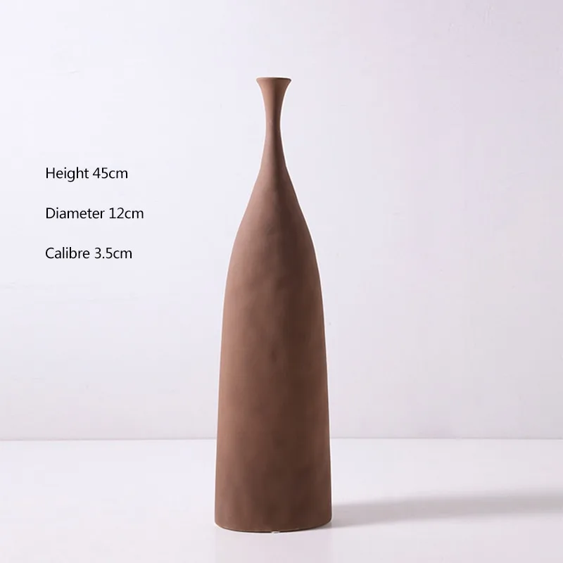 Classic Ceramic Planter — 5" Dia × 15" Height — Primary View