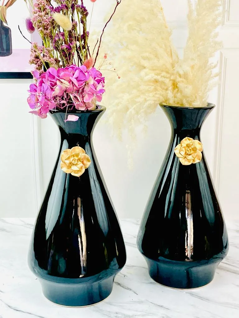 Classic Ceramic Planter — 6" Dia × 14" Height — Primary View