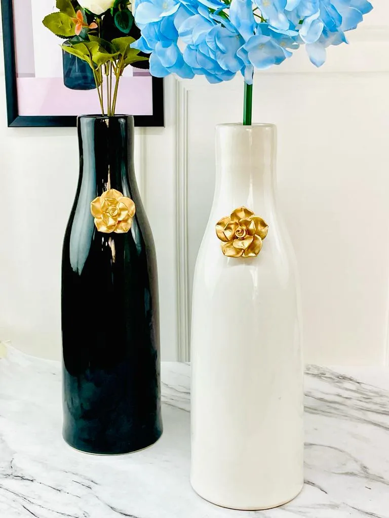 Classic Ceramic Planter — 8" Dia × 15" Height — Primary View