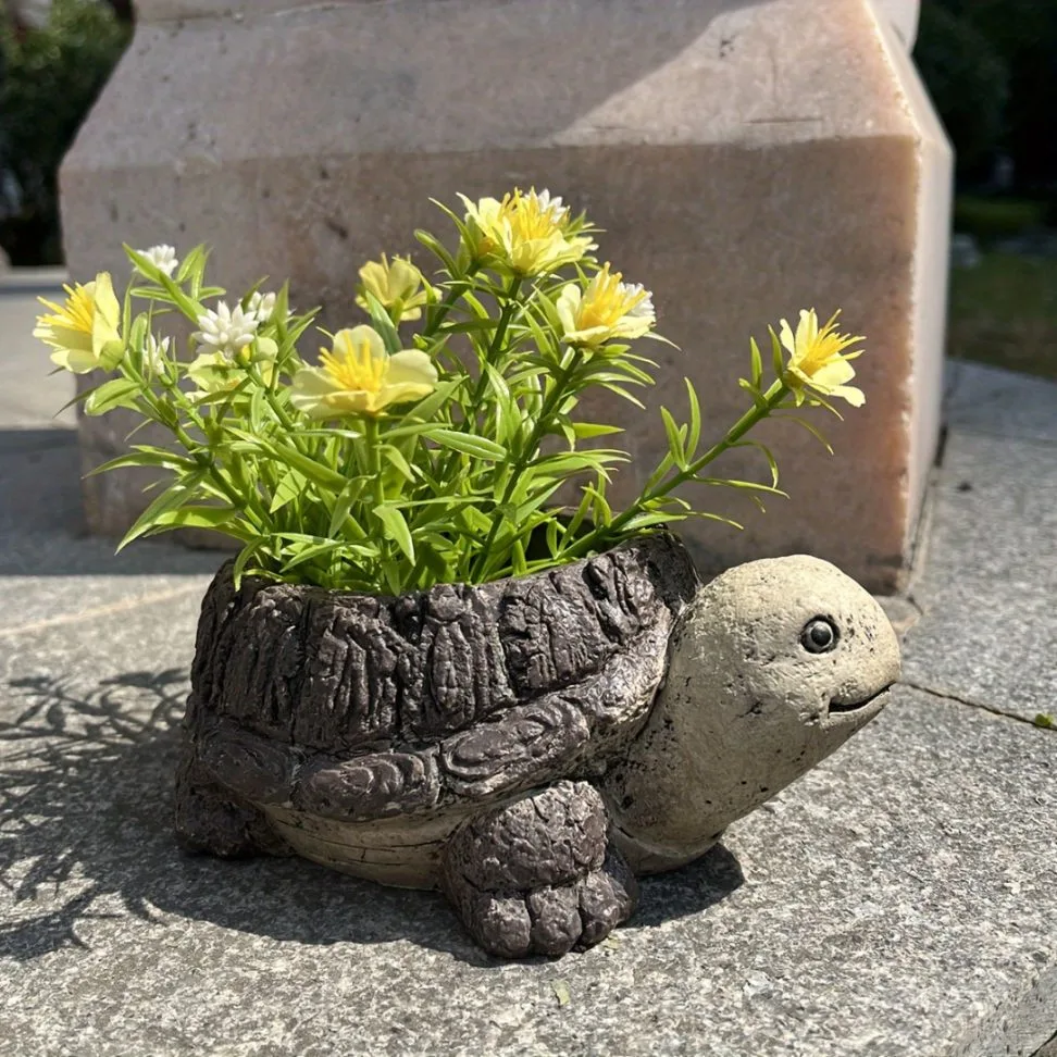 Classic Ceramic Planter — 5" Dia × 18.5" Height — Primary View
