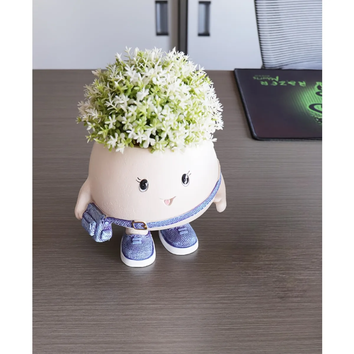 Classic Resin Planter — 4" Dia × 3" Height — Primary View