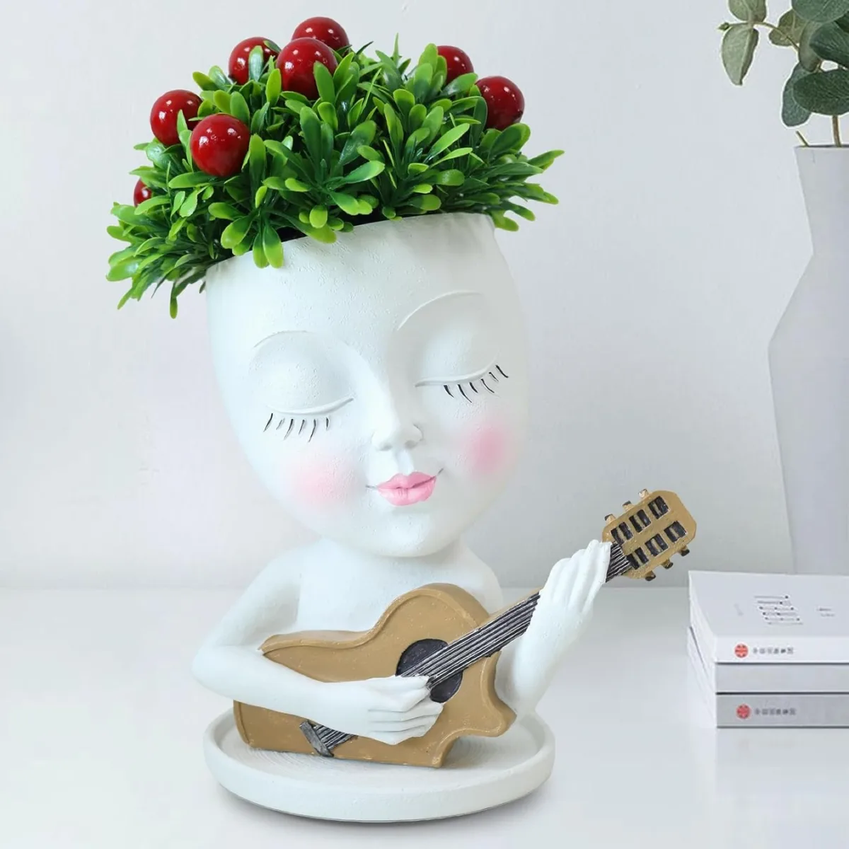 Classic Resin Planter — 4.5" Dia × 4.5" Height — Primary View