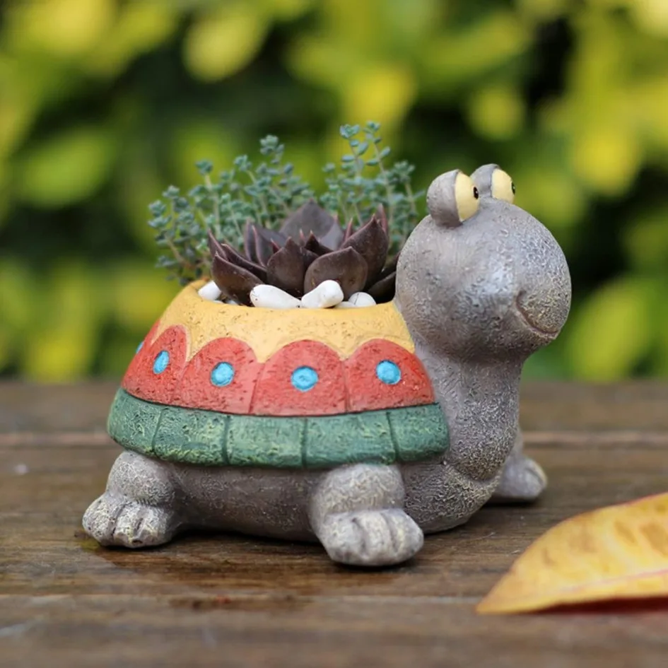 Classic Resin Planter — 5" Dia × 6" Height — Primary View