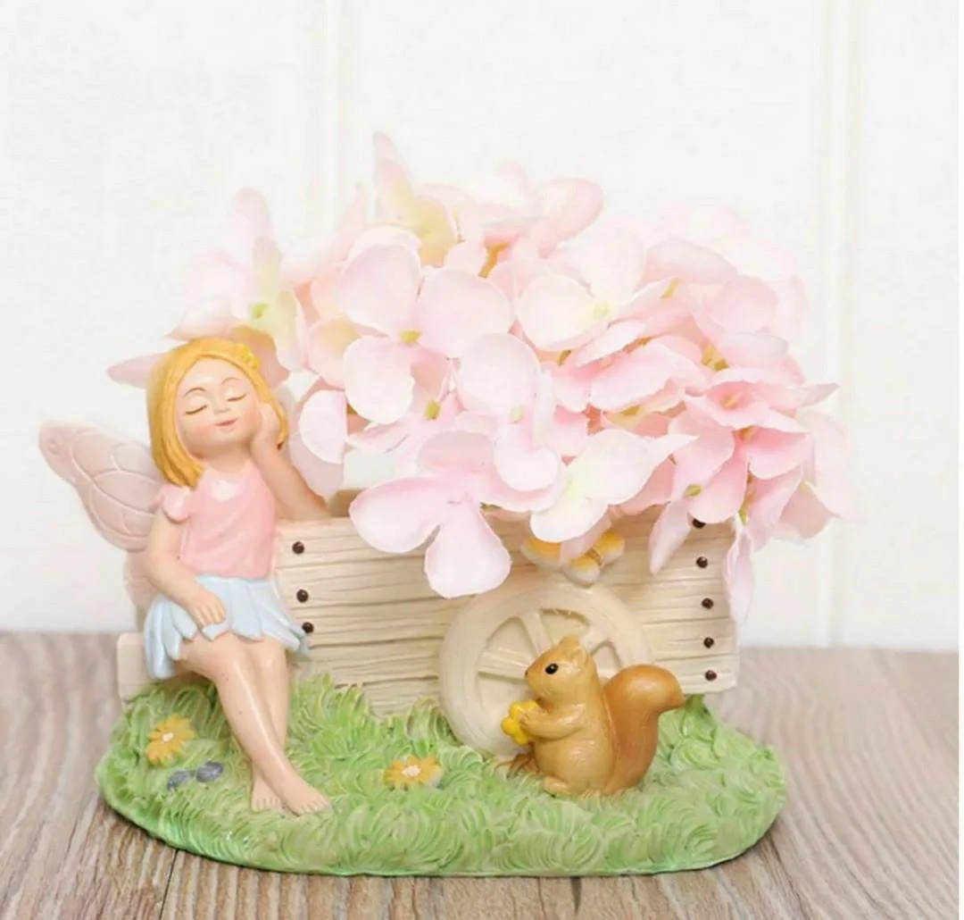 Classic Resin Planter — 7" Dia × 4.5" Height — Primary View
