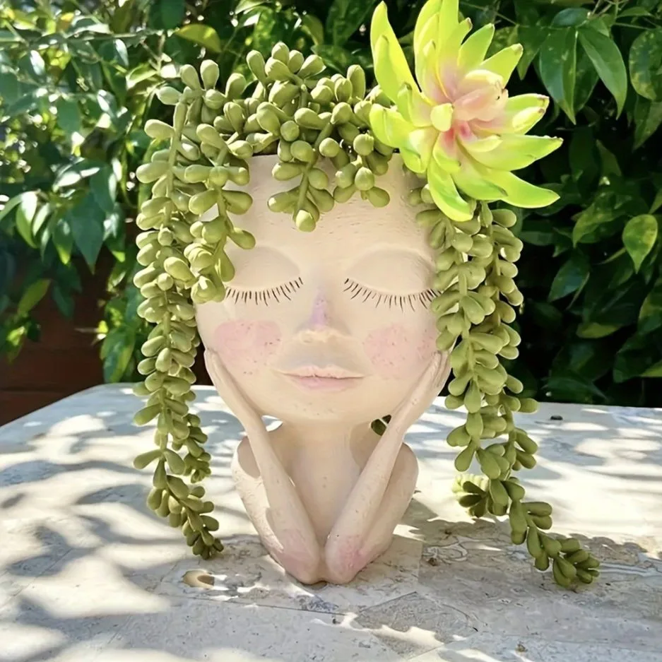 Classic Resin Planter — 5.5" Dia × 6" Height — Primary View