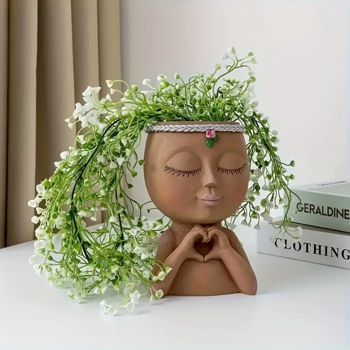 Classic Resin Planter — 4.5" Dia × 6.5" Height — Primary View