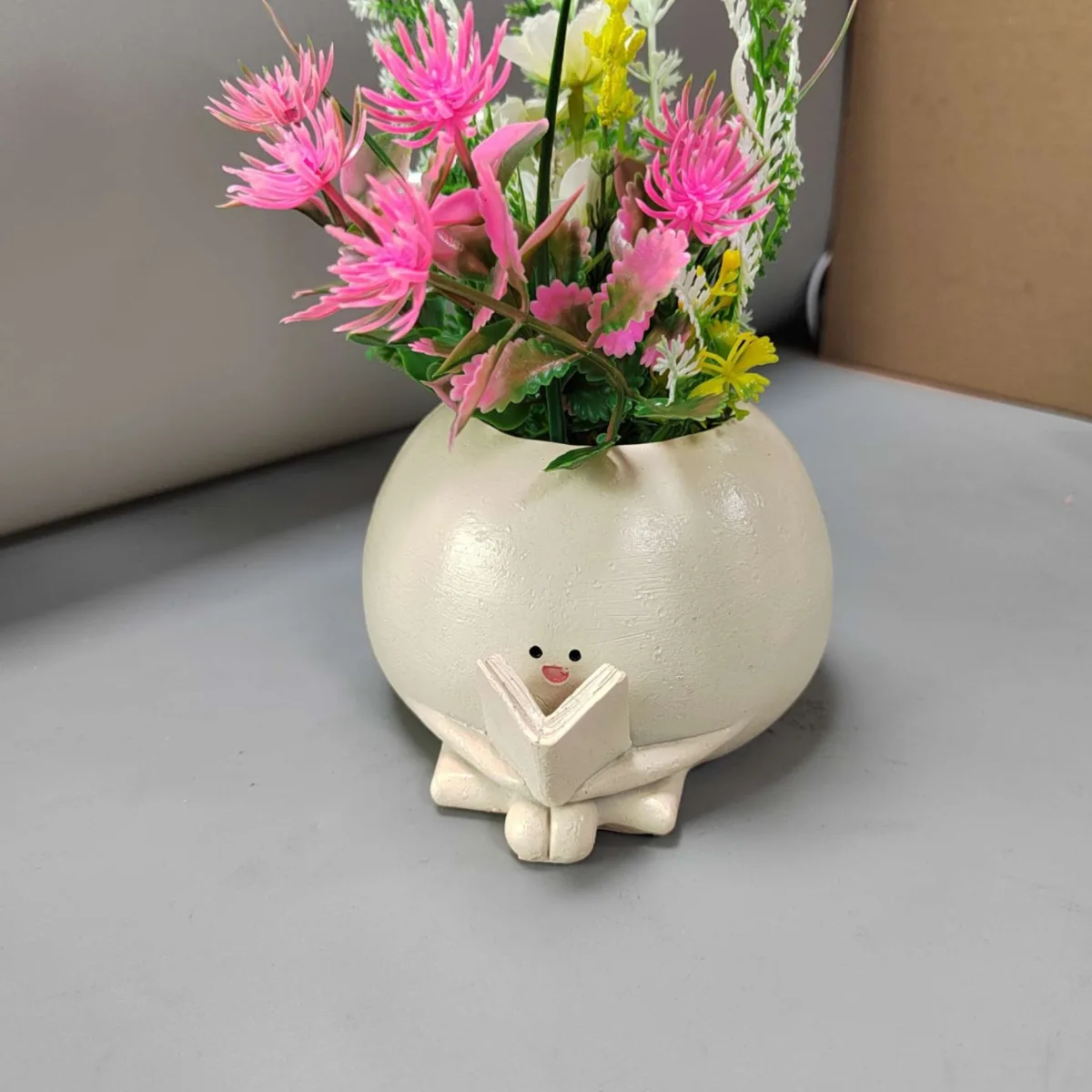 Classic Resin Planter — 3" Dia × 2" Height — Primary View