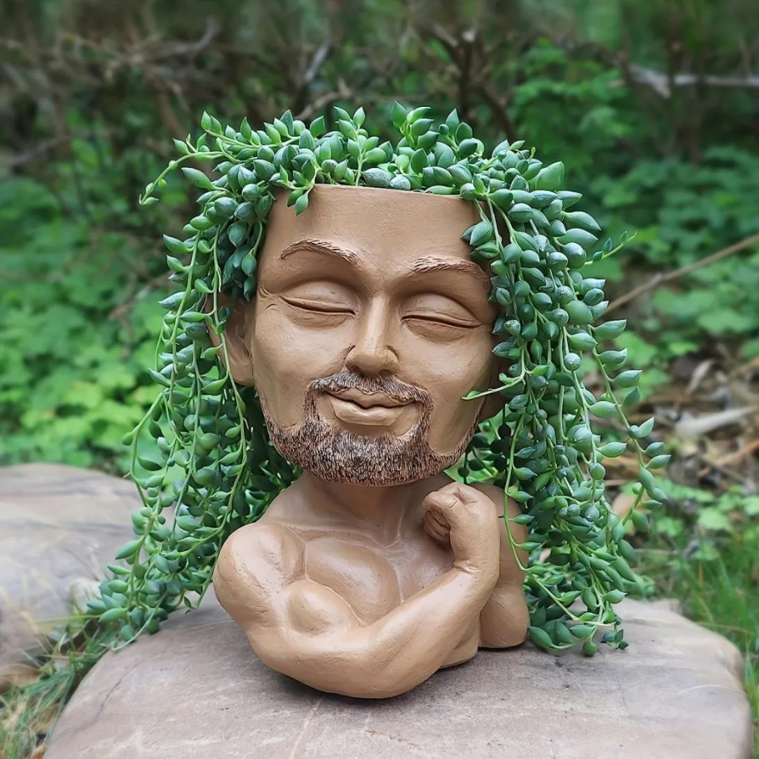 Classic Resin Planter — 3" Dia × 3.5" Height — Primary View