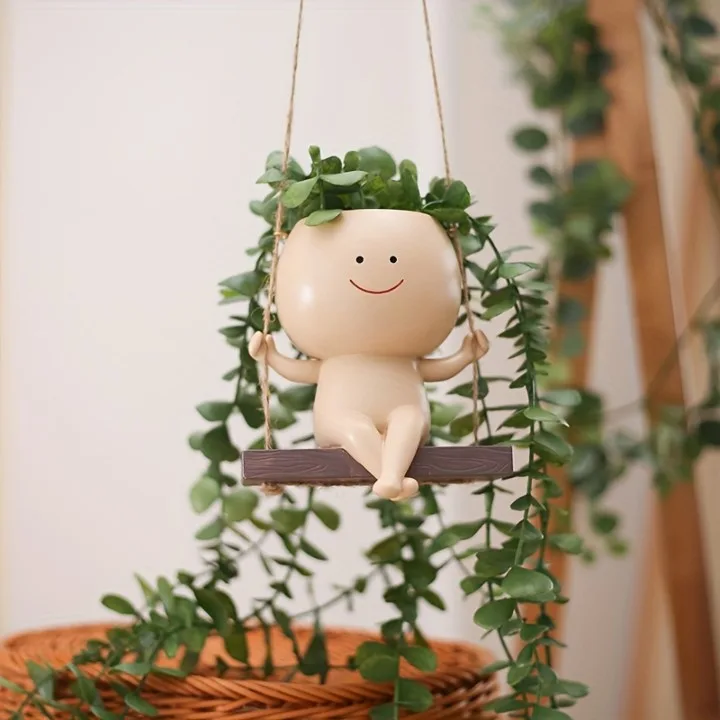 Classic Resin Planter — 3" Dia × 4" Height — Primary View
