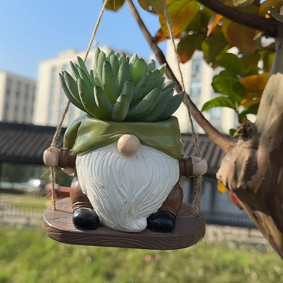 Classic Resin Planter — 4" Dia × 4.5" Height — Primary View