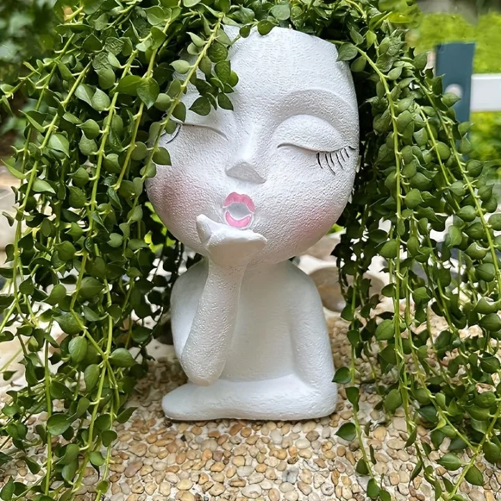 Classic Resin Planter — 4" Dia × 5" Height — Primary View