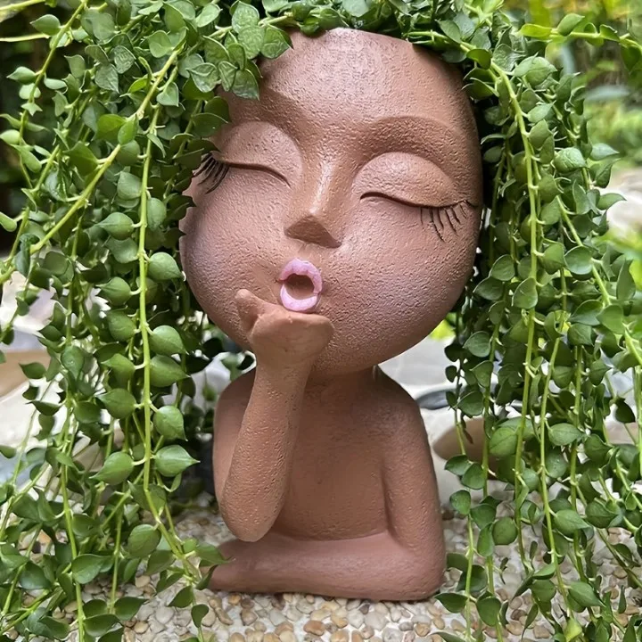 Classic Resin Planter — 5" Dia × 5.5" Height — Primary View