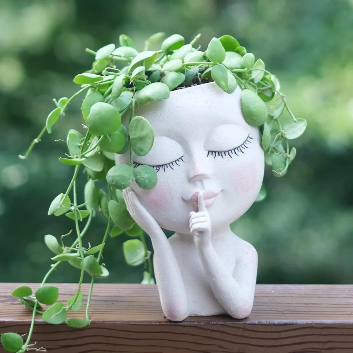 Classic Resin Planter — 3.5" Dia × 5" Height — Primary View