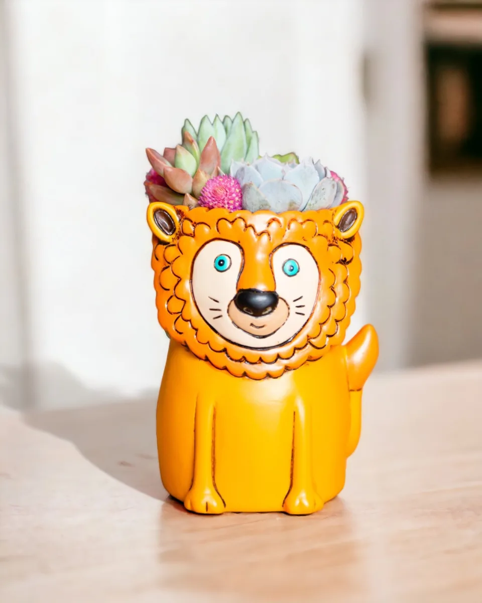 Classic Resin Planter — 6" Dia × 7" Height — Primary View