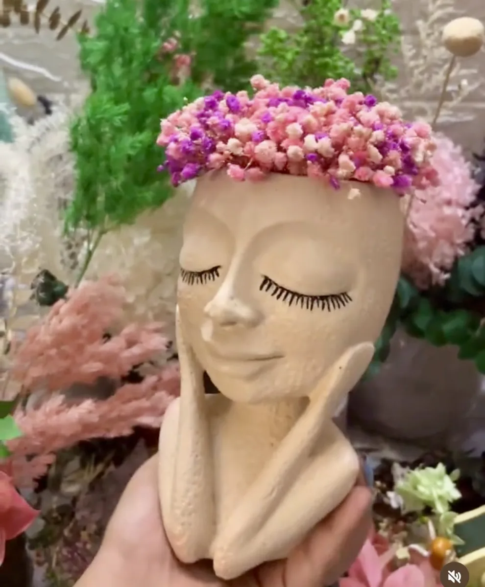 Classic Resin Planter — 4" Dia × 7" Height — Primary View