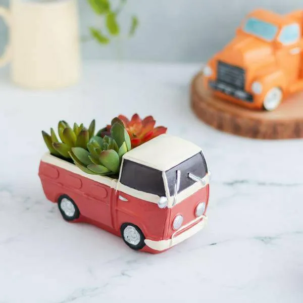 Classic Resin Planter — 7" Dia × 8" Height — Primary View