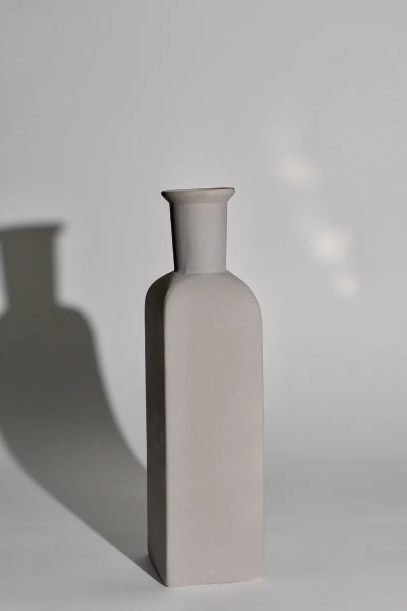 Classic Ceramic Planter — 8.5" Dia × 14.5" Height — Primary View