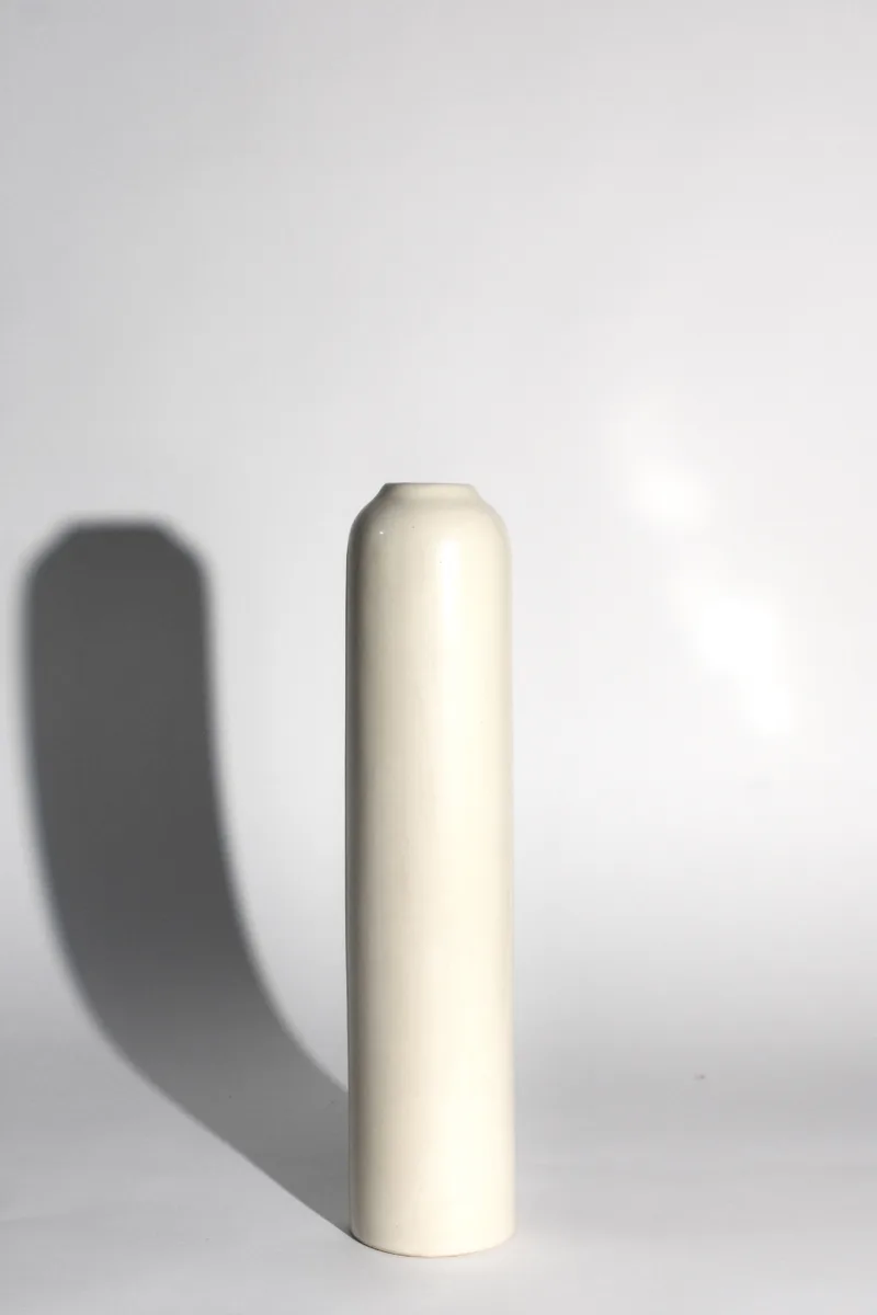 Classic Ceramic Planter — 5" Dia × 14" Height — Primary View