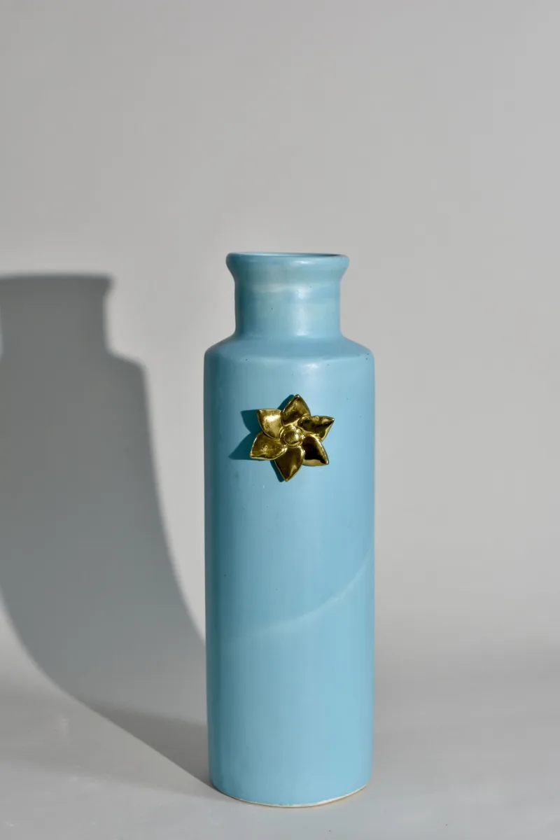 Classic Ceramic Planter — 7.5" Dia × 15" Height — Primary View