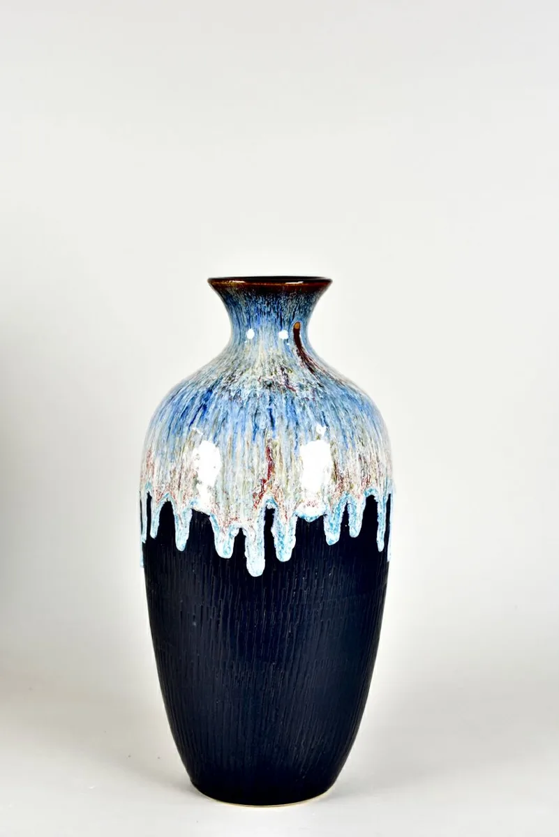 Classic Ceramic Planter — 7" Dia × 14" Height — Primary View