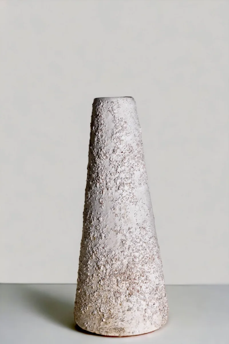 Classic Ceramic Planter — 5" Dia × 15.5" Height — Primary View