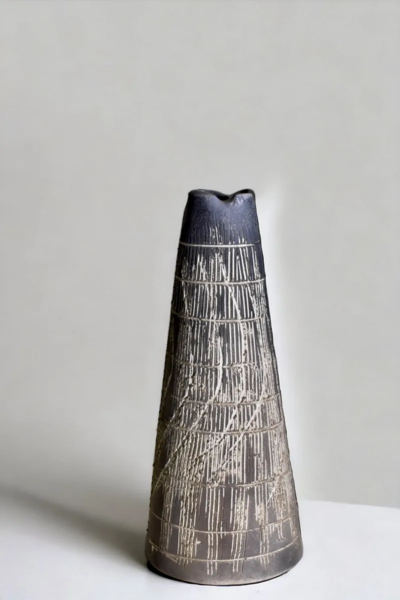 Classic Ceramic Planter — 5" Dia × 15.5" Height — Primary View