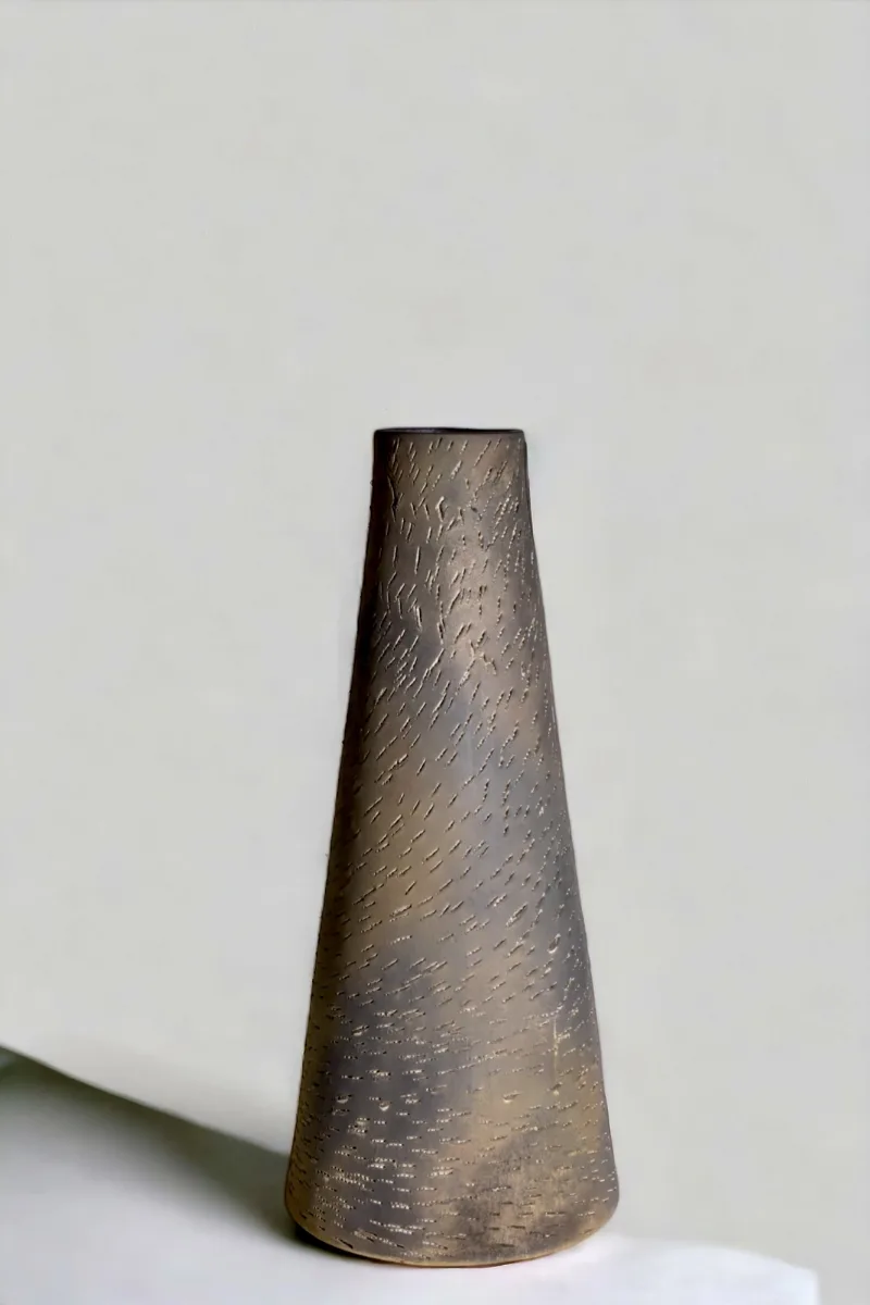 Classic Ceramic Planter — 6" Dia × 14" Height — Primary View