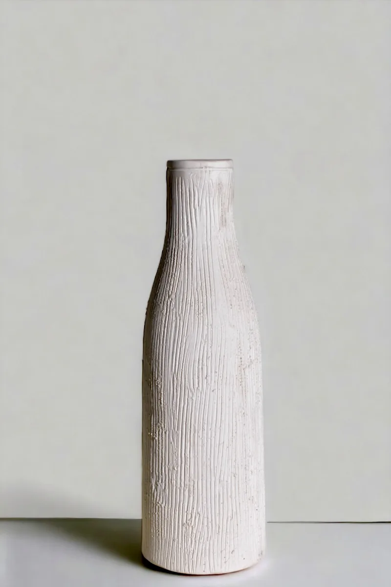 Classic Ceramic Planter — 6" Dia × 15" Height — Primary View