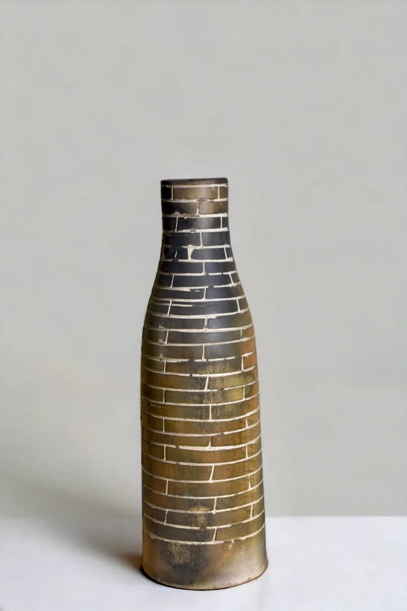 Classic Ceramic Planter — 7" Dia × 16" Height — Primary View