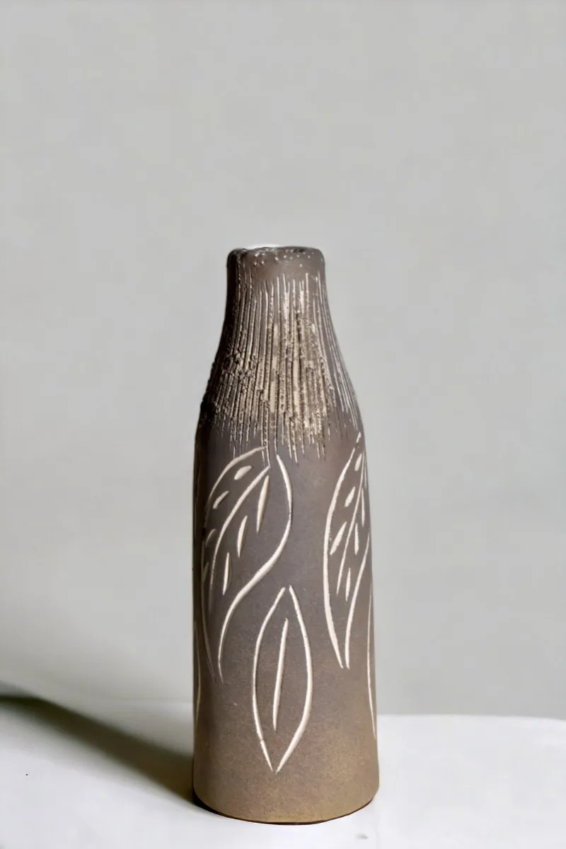 Classic Ceramic Planter — 6" Dia × 15" Height — Primary View