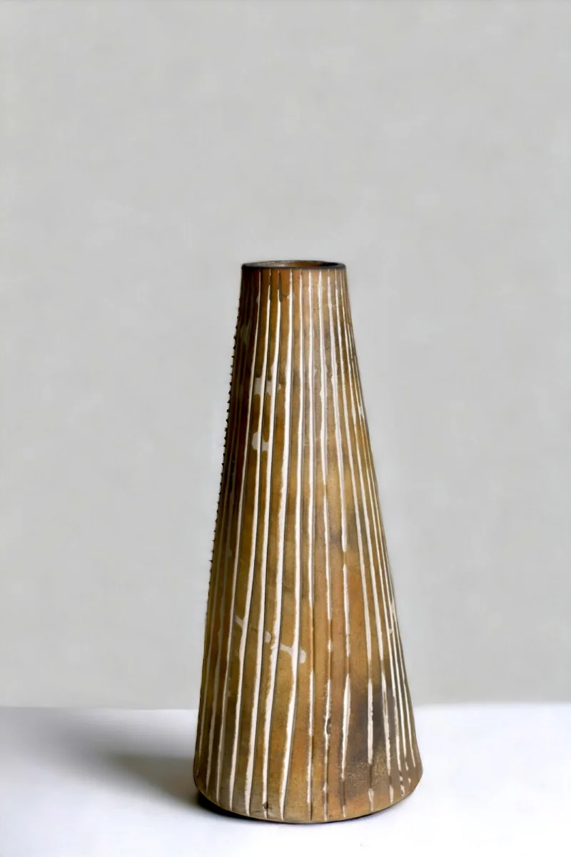 Classic Ceramic Planter — 6" Dia × 17" Height — Primary View