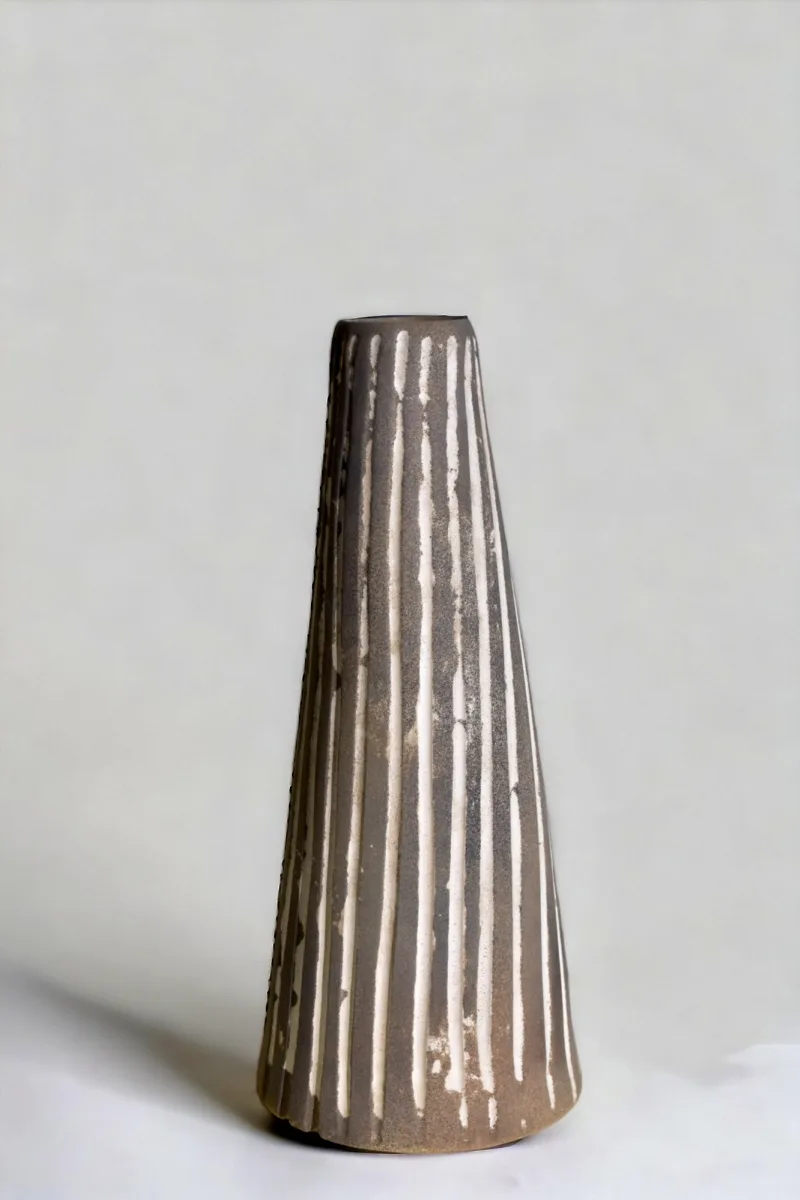 Classic Ceramic Planter — 6" Dia × 15" Height — Primary View